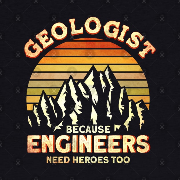 Rock Hounding Scientist Geologist by Toeffishirts